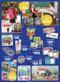 Folleto Soriana Híper Página 6: Estuches Toy Story 5, varios modelos €39,00, Hieleras Toy Story 5 €199,00