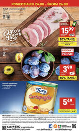 Delikatesy Centrum gazetka tydzień 34 Strona 40: Schab wieprzowy bez kości €15,99, Wiwi ki €3,99