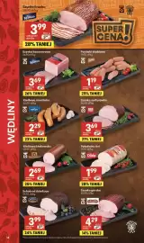 Delikatesy Centrum gazetka tydzień 34 Strona 14: Kiełbasa morlińska €2,29, Szynka konserwowa Krakus €3,69