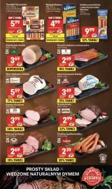 Delikatesy Centrum gazetka tydzień 34 Strona 15: Parówki Tarczyński €5,99, Kiełbasa podwawelska Sokołów €2,39