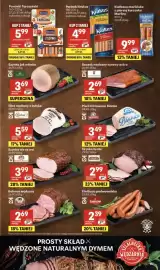 Delikatesy Centrum gazetka tydzień 34 Strona 15: Parówki Tarczyński €5,99, Kiełbasa podwawelska Sokołów €2,39
