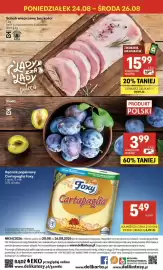 Delikatesy Centrum gazetka tydzień 34 Strona 40: Schab wieprzowy bez kości €15,99, Wiwi ki €3,99