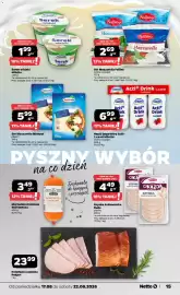 Netto gazetka tydzień 34 Strona 15: Ser Mozzarella Fellino €2,69, Serek wiejski Miletto €1,99