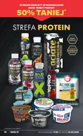 Netto gazetka tydzień 34 Strona 16: Mleko Łaciate Protein+ Twarożek Grani €2,99