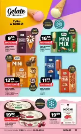 Netto gazetka tydzień 34 Strona 17: Lody na patyku Gelato Classico €11,99, Lody w rożku Gelato Classico Mini €2,17