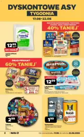 Netto gazetka tydzień 34 Strona 2: Lody Big Milk Algida €12,99, Cukierki €2,99