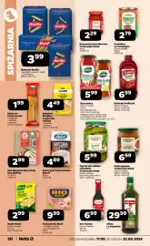 Netto gazetka tydzień 34 Strona 20: Tuńczyk Rio Mare €9,99, Nudle Knorr €2,99