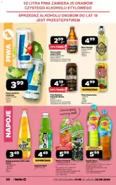 Netto gazetka tydzień 34 Strona 30: Piwo Dębowe Dojrzałe Mocne €4,19, Piwo Lech Free smakowe €3,99