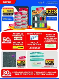 Folleto Carrefour Maxi semana 33 Página 12: Dynex trapo €890,00, Carrefour contenedores €4.490,00