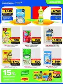 Folleto Carrefour Maxi semana 33 Página 7: Hellmanns mayonesa regular doypack €1.899,00, Molinosa ala arroz largo €699,00