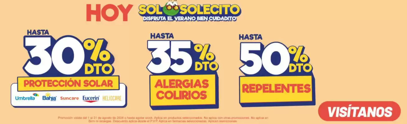 Farmacias SanaSana (válido hasta 2-09)