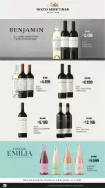 Catálogo Makro semana 33 Página 5: Emilia vino varietales €4.899,00, Nieto senetiner vino malbec €9.199,00