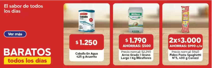 Catálogo Super Bodega a Cuenta Página 2: Miraflores - arroz grado 1 grano largo €1.790,00