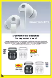 JB Hi-Fi catalogue Page 16: Galaxy Buds4 Pro €399,00, Galaxy Buds4 €249,00