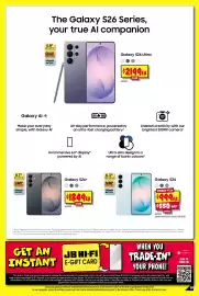 JB Hi-Fi catalogue Page 19: Galaxy S26 €999,00, Galaxy S26+ €1.849,00