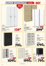 Catálogo Conforama Página 10: Diora mesita de noche €79,90, Cómoda NEVADA III €79,90