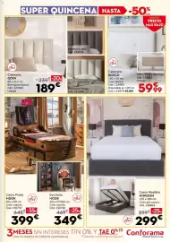 Catálogo Conforama Página 11: Cama Abatible HORIZON €299,00, BOSCO Cabecero €59,99