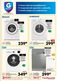 Catálogo Conforama Página 15: Benavent lavadora lbwc8d €239,00, Beko lavavajillas DVN05320X €299,00