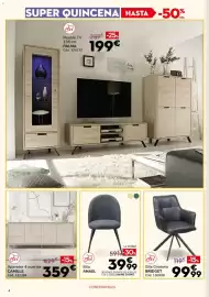 Catálogo Conforama Página 4: Silla Giratoria BRIDGET €99,99, Silla ANAEL €39,99