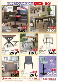 Catálogo Conforama Página 5: Leo taburete alto de cocina €74,99, LEA Silla de Cocina €29,70