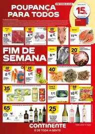 Folheto Continente Página 1: Hambúrguer de novilho aberdeen angus continente seleção €4,59, Cenoura continente €0,79