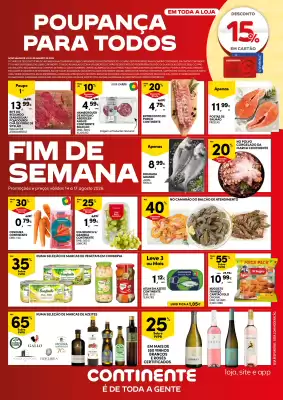 Folheto Continente (válido até 17-08)