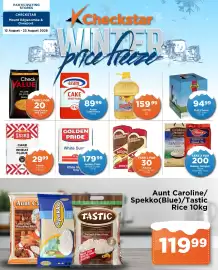 Check Star catalogue Page 1: Golden Delight/ Raaz Basmati Rice €200,00, Golden Pride White Sugar €179,99