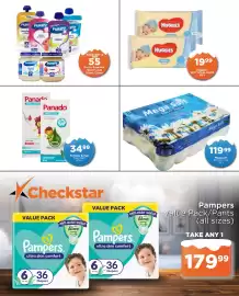 Check Star catalogue Page 11: Megasoft Toilet Tissue €119,99, Huggies Wet Wipes Asstd €19,99