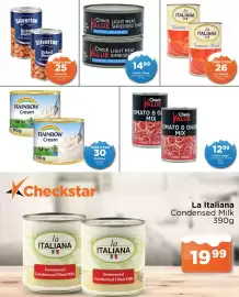 Check Star catalogue Page 3: Check Value Light Meat Shredded Tuna €14,99, Rainbow Cream €30,00