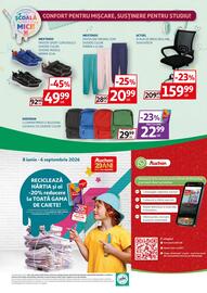 Catalog Auchan Pagină 12: Inextenso pantaloni trening copii €20,99, Inextenso pantofi sport copii/adulti €49,99