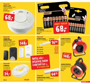 Jem & fix tilbudsavis uge 34 Side 11: Ledning €34,00, Batterier €68,00