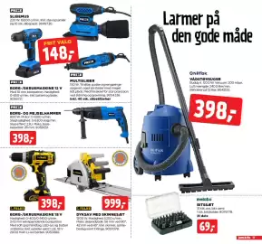 Jem & fix tilbudsavis uge 34 Side 13: SLIBEMUS €148,00, Bore- og mejselhammer €398,00