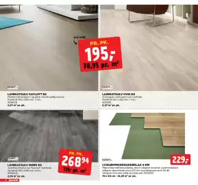 Jem & fix tilbudsavis uge 34 Side 2: LAMINATGULV HAYLOFT EG €195,00, LYDÆMPNINGSUNDERLAG 4 MM €229,00