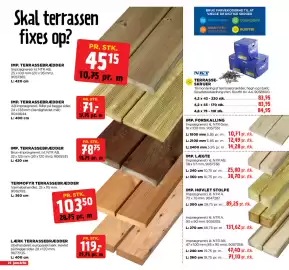 Jem & fix tilbudsavis uge 34 Side 20: Impregneret træ NTR A 90 x 90 mm €131,62, IMP. LÆGTE €25,80