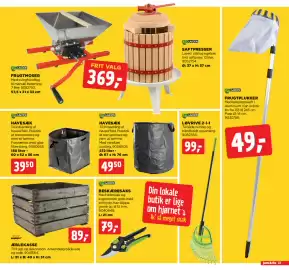 Jem & fix tilbudsavis uge 34 Side 23: Saftpresser €369,00, Beskæresaks €79,00