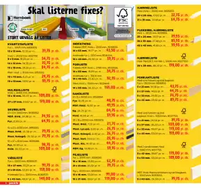 Jem & fix tilbudsavis uge 34 Side 6: SANDLISTE €48,75, HULKELISTE €109,00