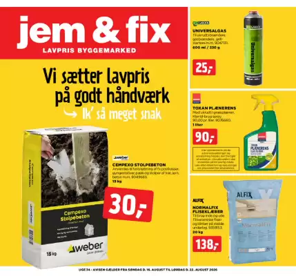 Jem & fix tilbudsavis