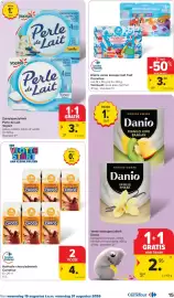 Carrefour folder Pagina 15: Halfvolle chocolademelk Carrefour €4,00, Kleine verse kaasjes met fruit €3,68