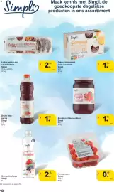 Carrefour folder Pagina 18: Luikse wafels met cacaofantasie €2,49, 4-rodevruchtenconfituur simpl €1,09