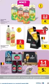 Carrefour folder Pagina 23: Bier Max Kriek €5,99, Bier Omer €5,89