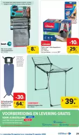 Carrefour folder Pagina 29: Platte mop + uitwringsysteem Ultramax €29,99, Set van 4 carbon-microvezeldoeken €8,99