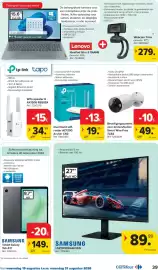 Carrefour folder Pagina 39: Samsung ls27d302gauxen €89,99, Dual band wifi-router AC1200 archer c50 €19,99