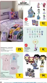 Carrefour folder Pagina 42: Sleutelhanger K-Pop-figuurtje €6,99, T-shirt voor kinderen K-Pop €7,99