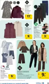 Carrefour folder Pagina 45: Harembroek of palazzobroek €9,99, Legging voor dames €3,99