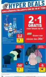 Carrefour folder Pagina 50: Parka met kap €14,99, Sport-t-shirt voor heren €1,99