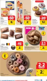 Carrefour folder Pagina 9: Versierde feesttaarten €12,79, Ruitvormige broodjes met zuurdesem €2,67