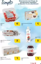 Carrefour Market folder week 34 Pagina 11: Luikse wafels met cacaofantasi €2,49, Drank met fruitsap Simpl €1,74