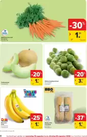 Carrefour Market folder week 34 Pagina 4: Zoete mais Carrefour €1,99, Reine-claudepruimen €3,99