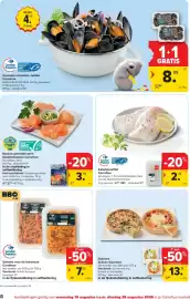 Carrefour Market folder week 34 Pagina 8: Salades voor de barbecue €7,50, Zeeuwse mosselen Jumbo €8,99
