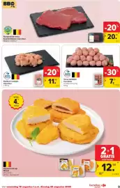 Carrefour Market folder week 34 Pagina 9: Kipfilet in blokjes €11,99, Rundersteak extra €20,00